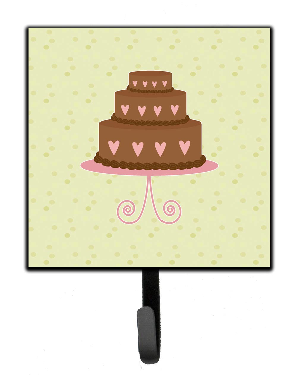 Caroline tesori del Cuore Torta al Cioccolato della Parete Verde Gancio, Multicolore, S