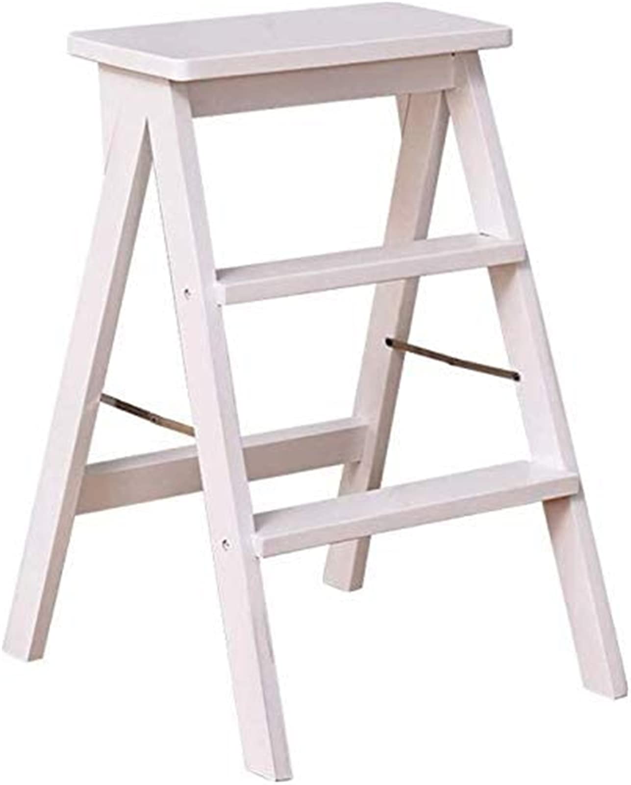 Tabouret escabeau portable multifonction pliable bois massif bar