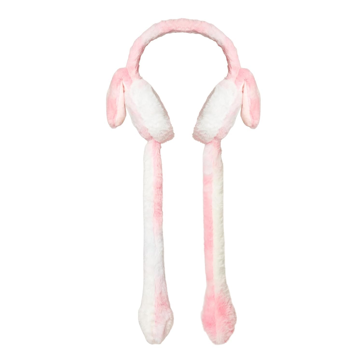 Pastel Plush Bunny Ear Muffs | Soft Winter Warmers with Long Fluffy Ears | Cozy, Warm & Lightweight for Women, Girls & Kids | Outdoor Cold Protection | Pack of 1-image-38