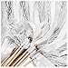 30 Stück Wedding Wands – Romantische Zauberstäbe Hochzeit mit Glocke und Bändern – Hochzeitsdeko für Spalier – Standesamt Deko, Auto Dekoration für Gäste (Weiß)