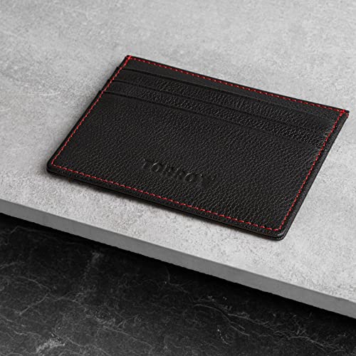TORRO Card Holder – Genuine Leather Credit Card Holder Slim Wallet, Compatible with Contactless Transactions2