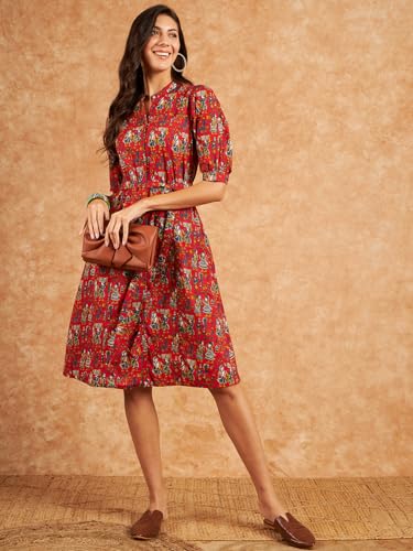 Image of Modeve Women Printed Dress