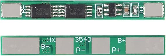 ACEIRMC 12pcs 1S 3.7V 4A 18650 Charger PCB BMS Protection Board for Li-ion Lithium Battery Cell