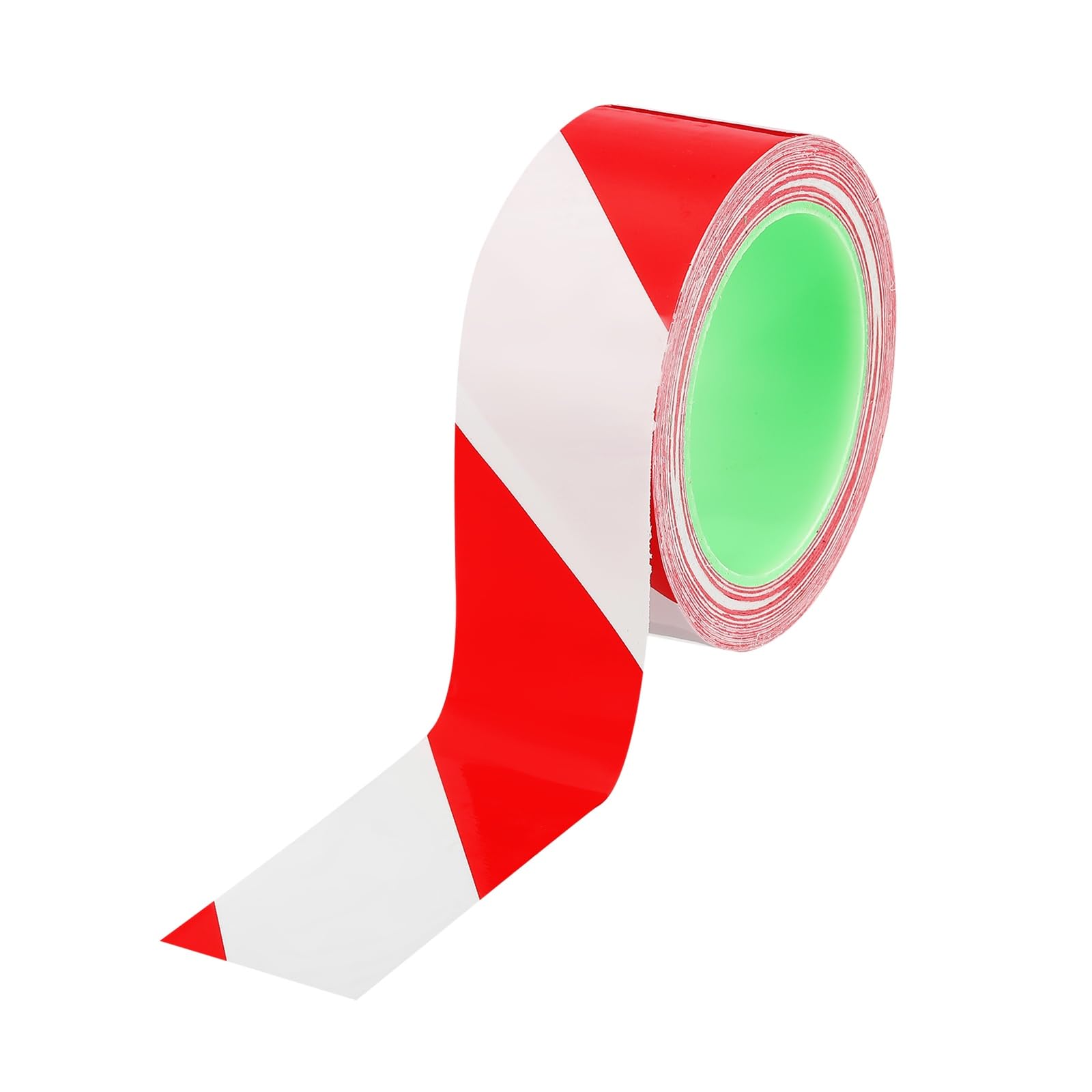 PATIKIL Floor Marking Tape 4.8cm x 33 Meter, Self-Adhesive Warning Safety Tape Caution Stripe for Walls Floors Pipes Equipment Outdoor, Red/White