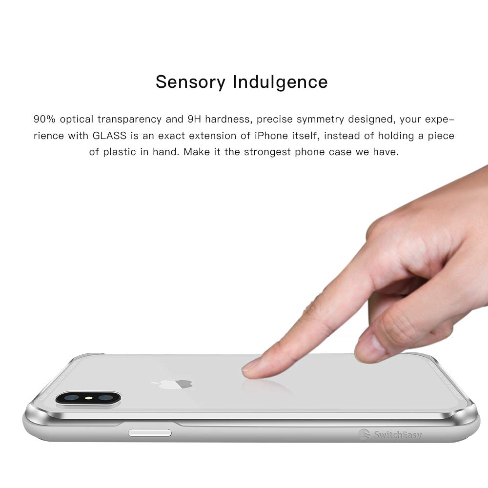 Amazon.co.jp: iPhone Xs iPhone X ケース ガラス 背面 クリア ガラス