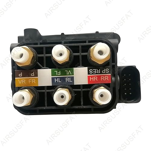 Miniatura 3 de Bloque de válvula solenoide de suministro de bomba de aire de suspensión de aire para Mercedes Benz W213 W253 993200258 A0993200258