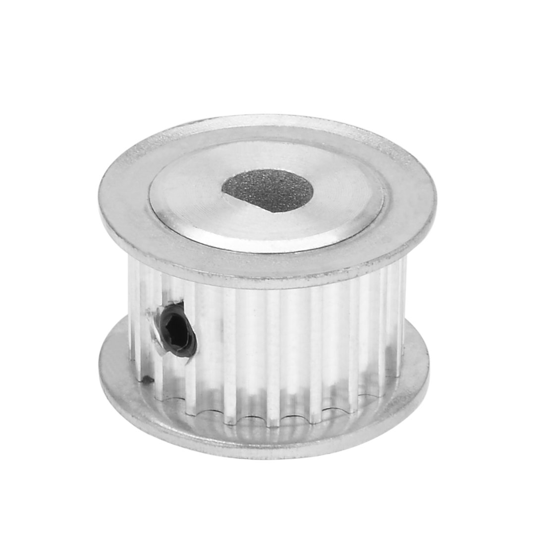 Aexit Aluminum 20 Electrical equipment Teeth 6mmx5mm D-Shape Bore 11mm Belt Timing Idler Pulley Wheel