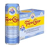 Topo Chico Sabores Blueberry with Hibiscus Extract 12oz 8pk