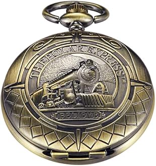 Mechanical Pocket Watch,Fashion Pendant Retro Hollow Unisex Automatic Mechanical Pocket Watch Gift…