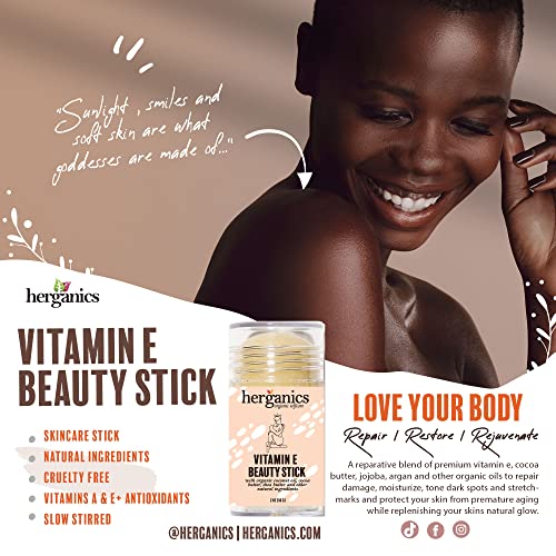 Vitamin E Stick With Vitamin E Oil For Skin And Organic Cocoa Butter Stick For Dark Spots, Scars And Stretchmarks Skin Care Product #TOP1