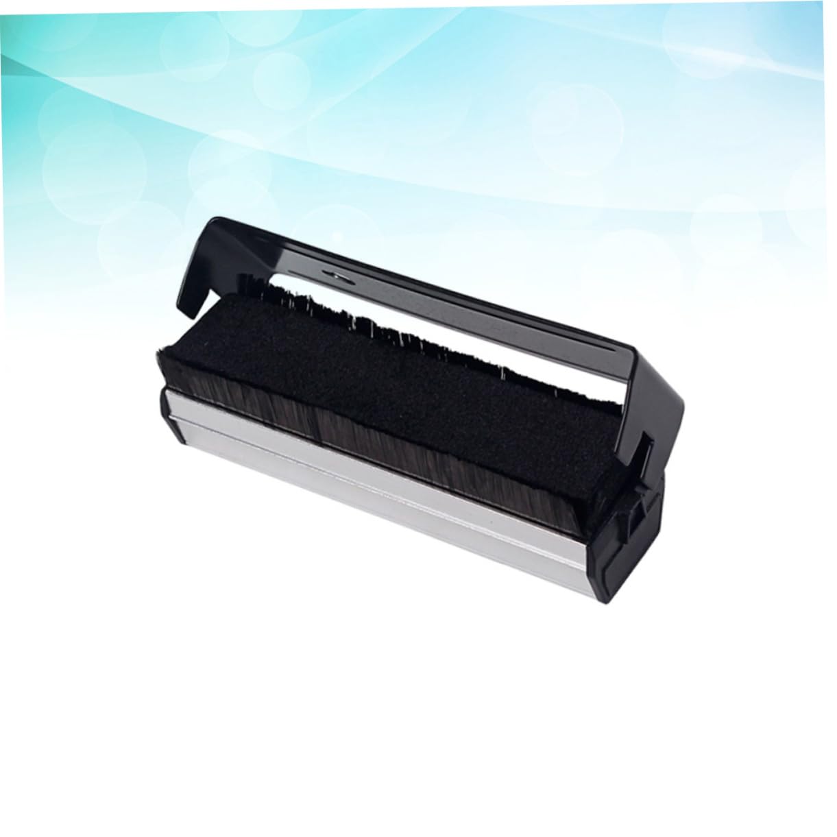 SHINEOFI Spazzola per Pulizia Vinili con Antistatica Ergonomico Accessorio per Manutenzione e Dischi Rimuove Polvere e Macchie Compatibile con Giradischi e Dischi in