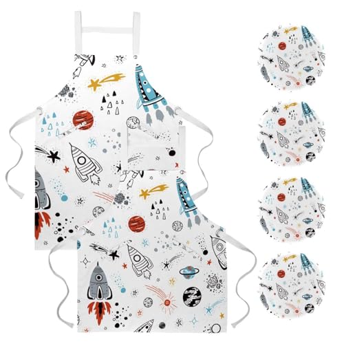 Tablier de cuisine avec broches, protection idéale pour le nettoyage