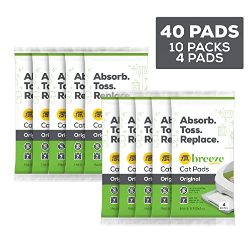 Purina Tidy Cats Cat Pads, Breeze Refill Pack - (10) 4 Ct. Pouches #TOP1