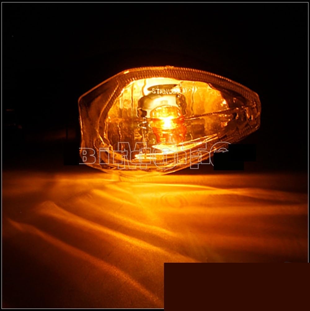 Motocletta Scooter Indicatore di Direzione Luce 1 paio Moto LED Indicatori di direzione anteriori Luci lampeggianti Indicatore lampada Lampeggiatori ambra per Grom MSX125 MSX 125 2017-2020