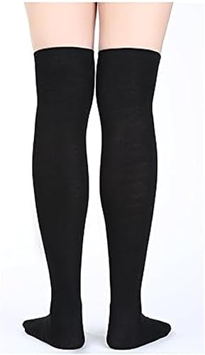 Miniatura 2 de SATINIOR Calcetines altos de Halloween para mujer, medias altas hasta el muslo para fiesta de cosplay