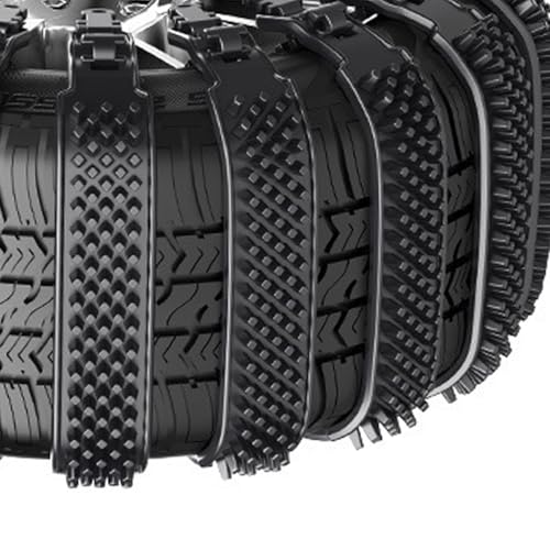 Cadenas De Nieve para aventuras de invierno, pesca y senderismo con 10 correas ajustables. 6