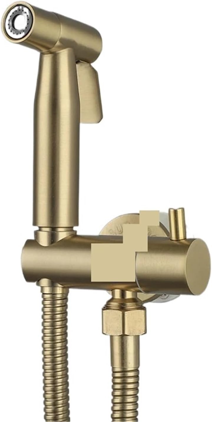 Robinet de bidet à eau froide unique pour en finir avec le papier : pommeau hygiénique blanc