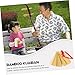 Milisten 5pcs Bamboo Kuaiban Boys and Girls' Traditional Chinese Clapper Allegro Castanet Stage Performance Instrument for Beginners