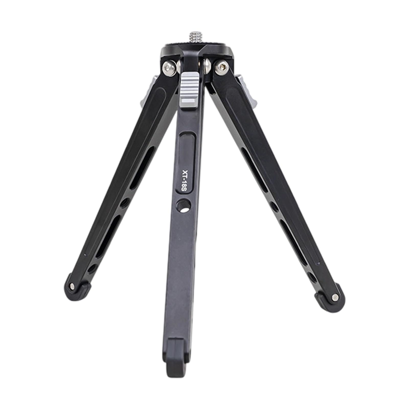 Treppiede per fotocamera da 122 g, in lega di alluminio, carico 6 kg, altezza regolabile da 20 a 140 mm, per smartphone/DSLR Treppiedi compatibili con dispositivi multipli