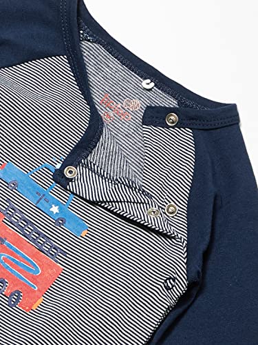 Macacão Estampado, Tip Top, Bebê Menino, Marinho, P