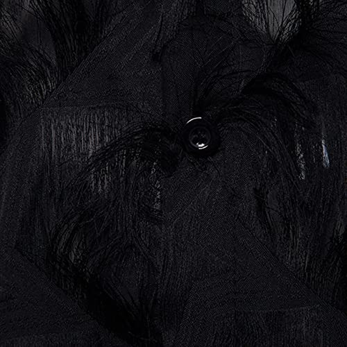 Men Shirts Long Sleeve Feather Button Down Tshirt Causal Soft Fitted Party Prom Shirt Lightweight Performance Clothes2