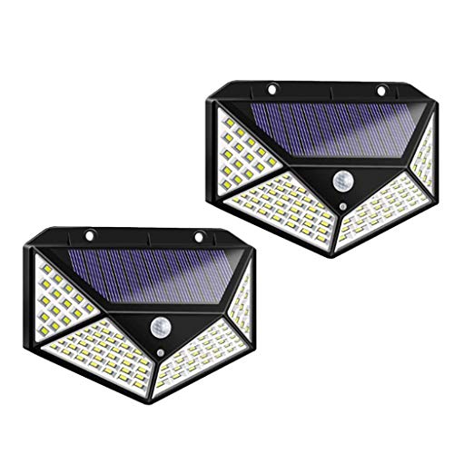 Serenable IP65 Impermeável Ao Ar Livre Luz Solar Segurança Quintal - 2pcs