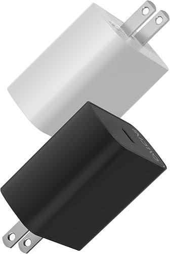 Paquete de 2 cargadores USB C CALCINI de 65 W, cargador USB C rápido tipo C para cargador de laptop, adaptador de corriente MacBook ProAir,