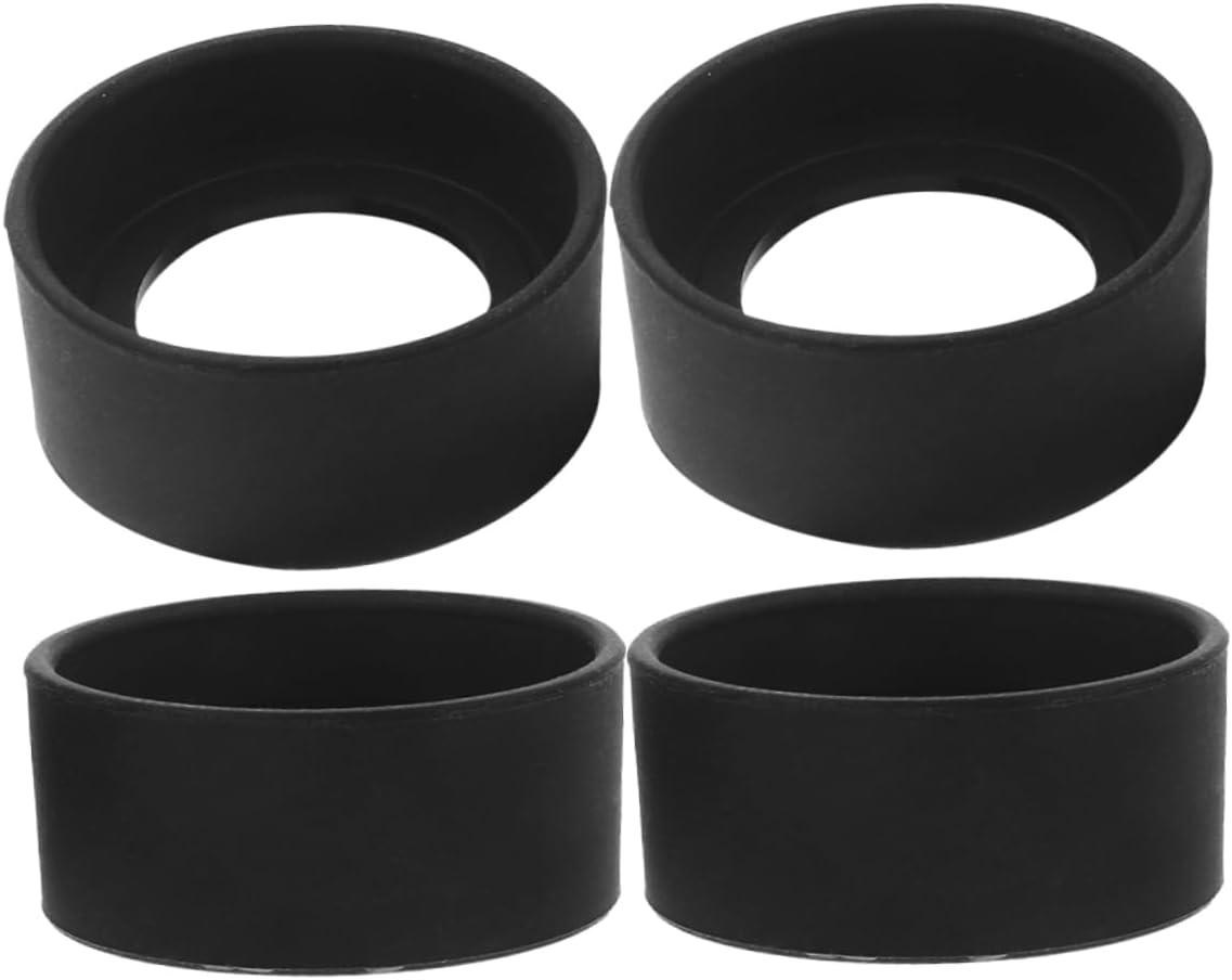 Gadpiparty 4pcs Rubber Microscope Eyepiece Guards Reusable Protective Covers for Microscopes Eye Shields for Supplies