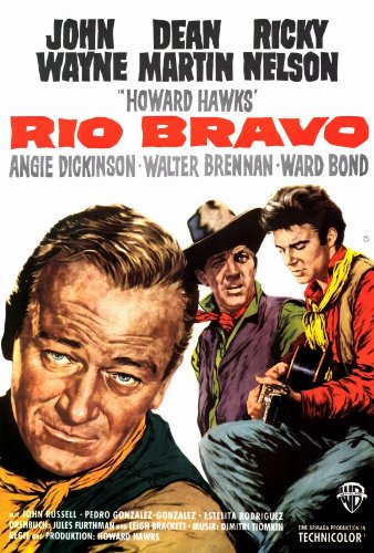 Rio Bravo Movie Poster (27 x 40 Inches - 69cm x 102cm) (1959) -(John Wayne)(Dean Martin)(Angie Dickinson)(Ricky Nelson)(Walter Brennan)(Ward Bond)