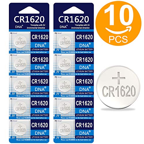 DNA CR1620 - Pilas de botón de Litio (10 Unidades, 3 V)