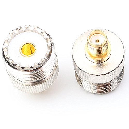Conectores SMA Hembra a UHF Hembra 2 unidades miniatura 3