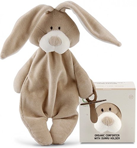 Preisvergleich Produktbild Bio Schnuffeltuch Hase mit Schnullerhalter