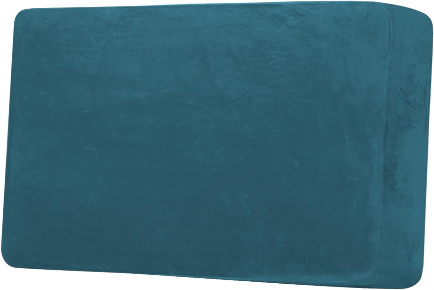 LINGKY Sofa Seat Cushion Cover, Sofa Cushion Slipcovers Stretch Velvet, Universal Non-Slip Couch Cushion Covers Replacement for Individual Furniture Protector (Peacock Blue,2 Seater)