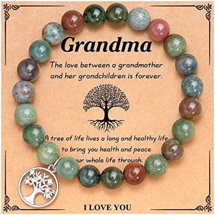 UNGENT THEM Grandma Gifts, Christmas Gifts for Grandma Grandmother Bracelet, Grandma Birthday Valentines Day Mothers Day Gifts, Best Great Grandma Gifts, New Grandma Gifts