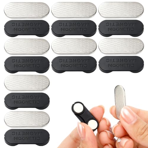 Gosknor 12 Pairs Magnetic Curtain Closure, Blackout Blind Accessory