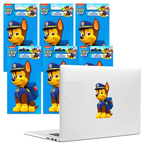 Nickelodeon Paw Patrol Decals Sticker Set Bundle - 6 Pack Deluxe Nick Jr Paw Patrol Party Favors Paw Patrol Wall Decor (Paw Patrol Decals Paw Patrol Room Decorations)