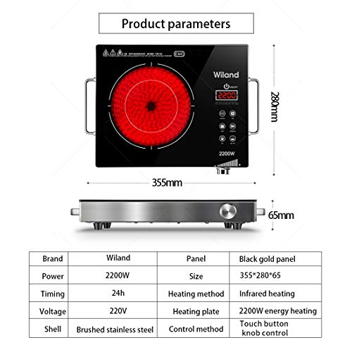 Wiland Portable Induction Cooktop Induction Stove Countertop Burner