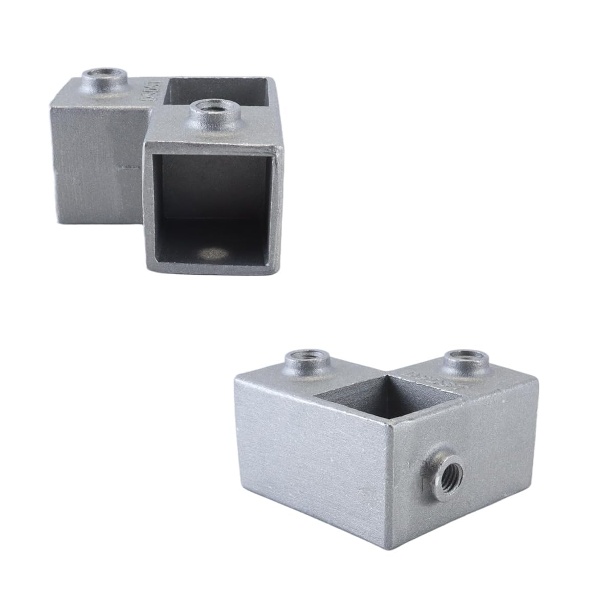 Ludom Conector De Tubo Cuadrado De 90 Grados, 3 Vías, En Forma De L, De Aleación De Aluminio, 8 Unidades