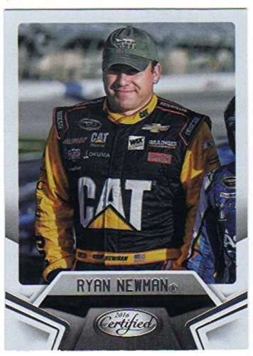 2016 Panini Certified Racing #16 Ryan Newman Caterpillar/Richard Childress Racing/Chevrolet Official NASCAR Trading Card (Stock Photo Shown, Near Mint to Mint Condition)