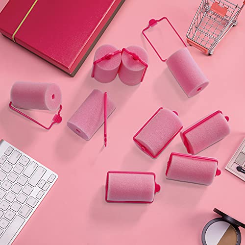 36 Pieces Foam Sponge Hair Rollers - Soft Sleeping Hair Curlers Flexible Hair Styling Curlers Sponge Curlers For Hair Styling (1.57Inch, Pink) #TOP2