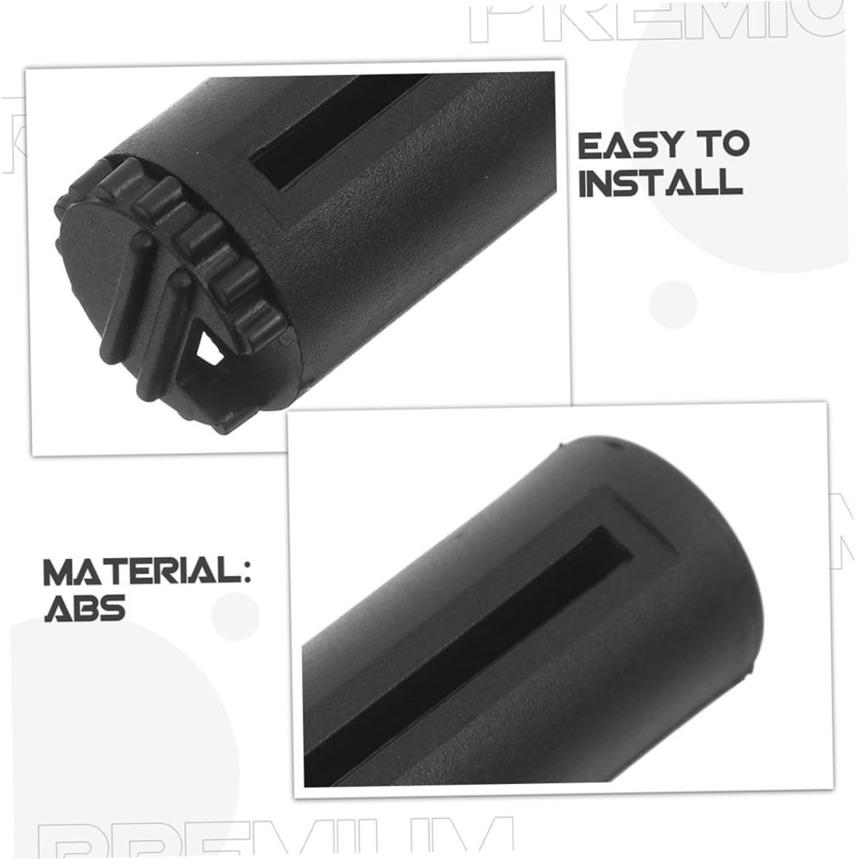 3 Pz Accessori Per La Testa Da Tirare Barriera a Nastro Retrattile Clip Barriera Per Cintura Retrattile Supporto a Parete Per Barriera a Cintura Portafune Per Barriere Black Abs
