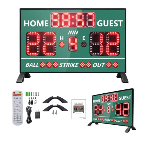 Marcador Digital LED Portátil para Béisbol miniatura 1