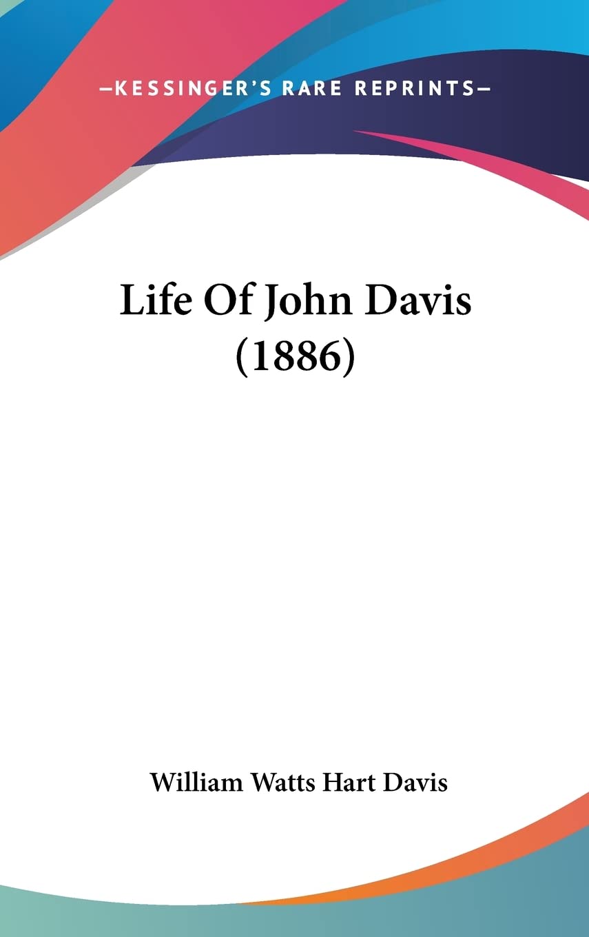 Life Of John Davis (1886)