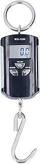 Suspension Weight Scale, 200KG Industrial Crane Scale, 360Â° Full View HD Backlit Scale, Heavy Duty Hook Scale for Farms, Hunting, Bow Weights, Big Fish(Silver Black)