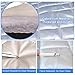 Anti-Hail Half Car Cover for Honda CRV 2019-2022, Windshield & Sunroof Cover, All Weather Rain Snow UV with Reflective Strips,Silver