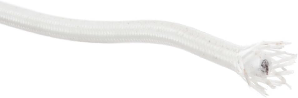 uxcell White 20M Length 2.5mm2 Copper Core High Temperature Wire Cable