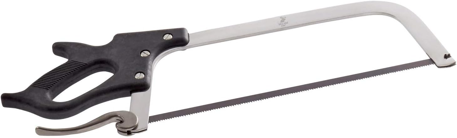 16" Stainless Steel Beef Master Butcher Hand Saw, for Meat and Bone