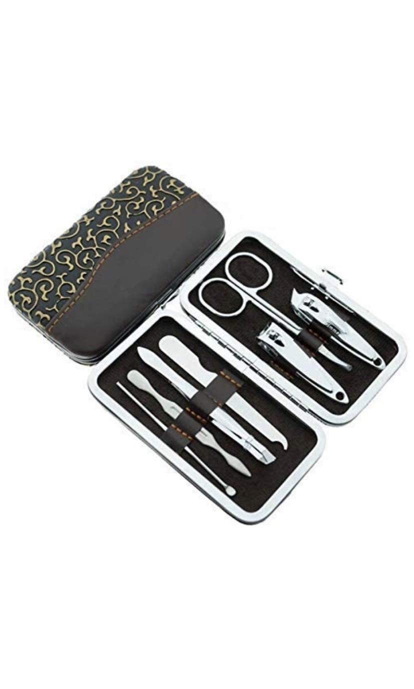 Grand Royale Enterprises Grooming Kit 7 in 1 Manicure Pedicure Set Nail Clipper Set,-image-35