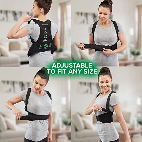 Hempvana-Arrow-Posture-Fully-Adjustable-Posture-Support-Posture-Corrector-for-Upper-Body-Helps-Correct-Slouching-Text-Neck-and-Hunching-Over-LXL