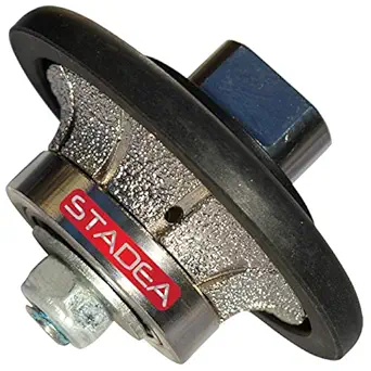 STADEA diamond profile wheel 3/8 inch radius - Demi Half Bullnose B10 Router Bit For Marble Stone Granite Edges By